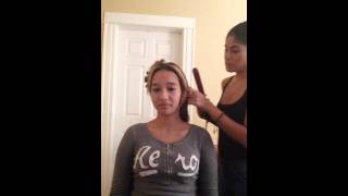 Curling Hair With Straightening Iron