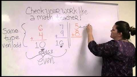 GED Math 1.2 & 1.3 Addition and Multiplication Facts