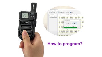 How to program Retevis RB615 RB15 walkie talkie?How to program a walkie talkie?