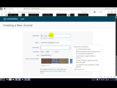 How to Create livejournal account 2016