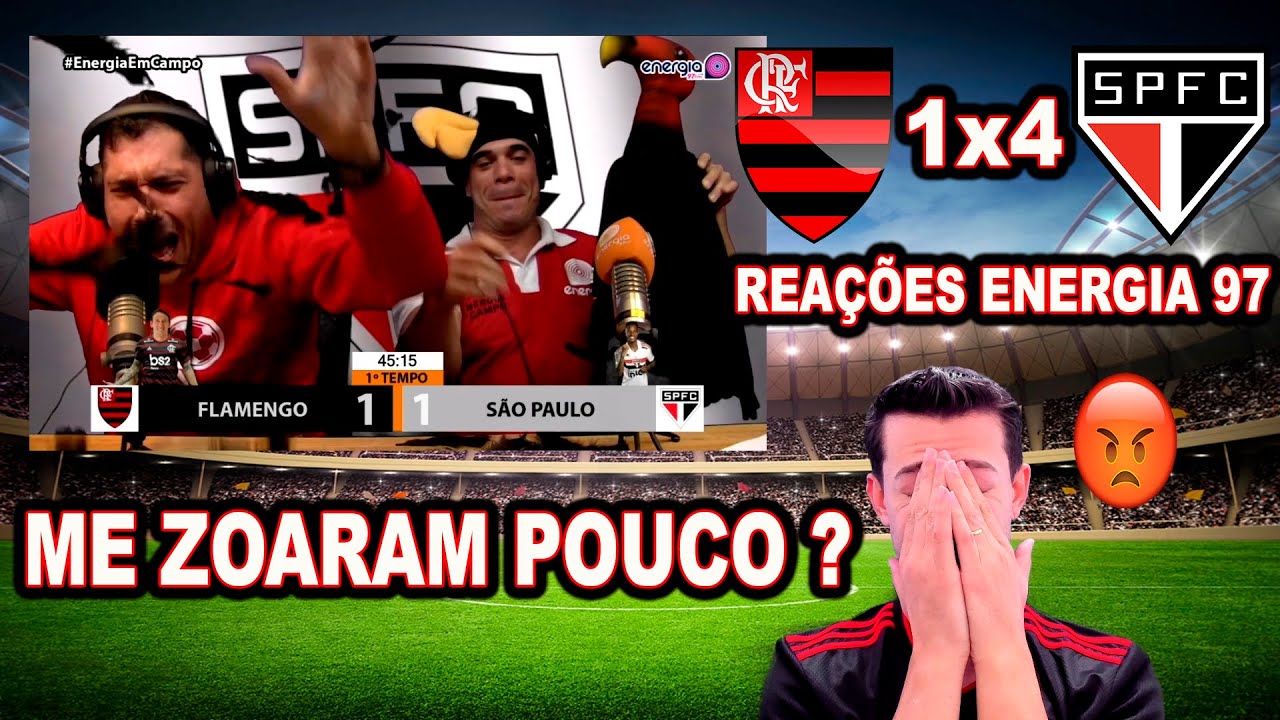 ME FERREI LITERALMENTE: FLAMENGO 1x4 SÃO PAULO