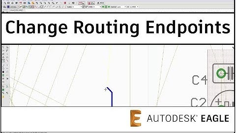 Change Routing Points - Autodesk EAGLE