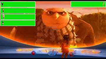 Despicable Me Final Battle with healthbars (1/2)