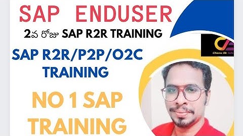 (Day2) R2R End User Course in Telugu-