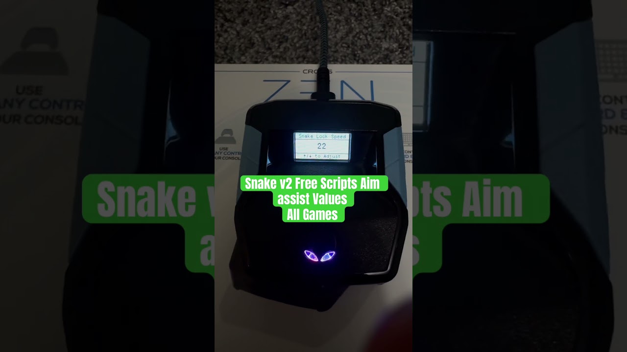 Cronus Zen Free Script Snake v2 Best Aim Assist Values