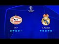 UEFA champions league Quarter final 1st leg PSV vs R.Madrid 1-4#uefachampionsleague #fc25 #easports