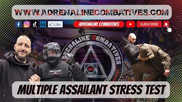 How to fight Multiple Assailants - Jon Stress Test - Adrenaline Combatives Seminar