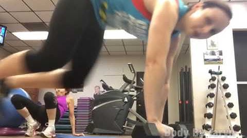 Half Burpees With A Curl