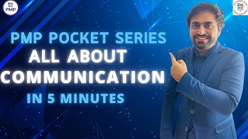 PMP  Pocket Series episode 3 Mastering PMP  communication  topic in 5 minutes with Amer Ali