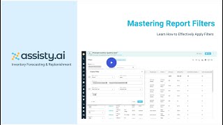 Product Guide: Report Filters in Assisty AI Inventory Management Report App for Shopify