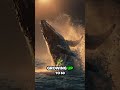 This 40-Ton Ocean Giant Can Fly! 🐋😱 #shorts