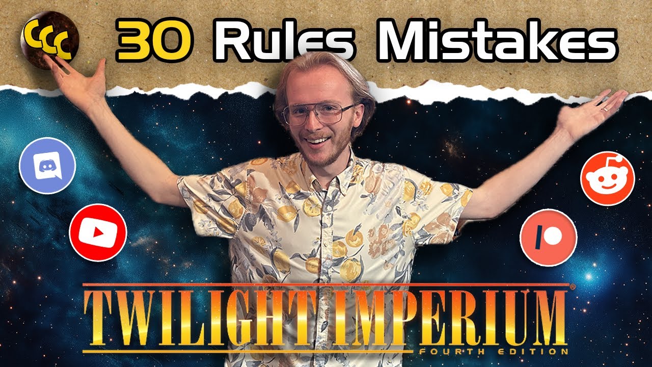 Common Twilight Imperium Rules Mistakes