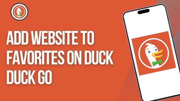 How to Add Website to Favorites on Duck Duck Go (Quick & Easy!)