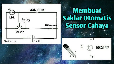 Lampu otomatis sensor cahaya