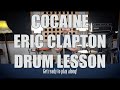 'Cocaine' - Eric Clapton - Drum Lesson