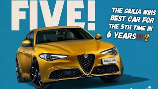 The Alfa Romeo Giulia Voted Best Car 2022 In Germany Again
