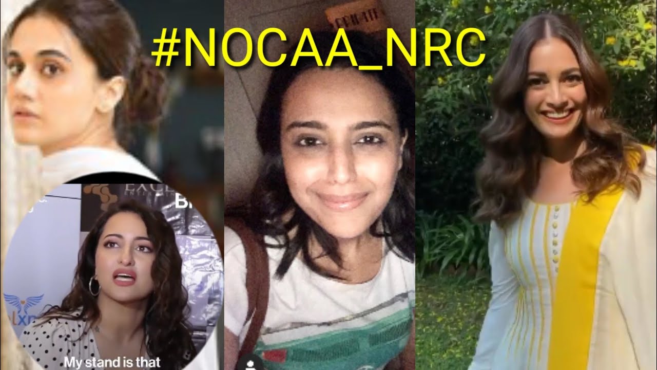 Bollywood Stars protest aganist caa nrc npr in all over india