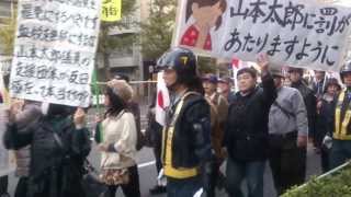 国賊 山本太郎 辞職要求国民大行進 in 杉並(高円寺) ② 2013-11-23