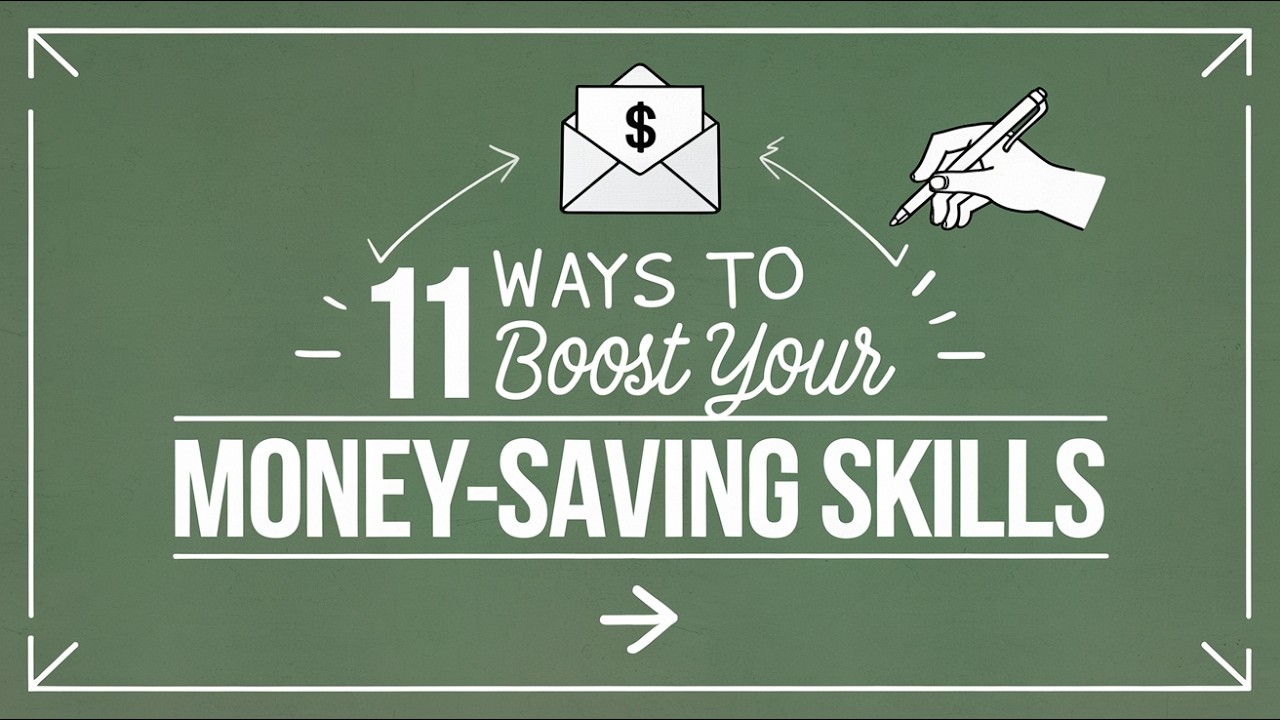 11 Ways to Boost Your Money Saving Skills - YouTube