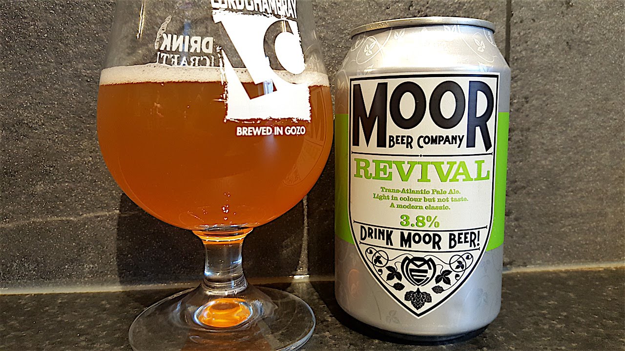 Moor Revival Transatlantic Pale Ale By Moor Beer Company | British Craft Beer Review