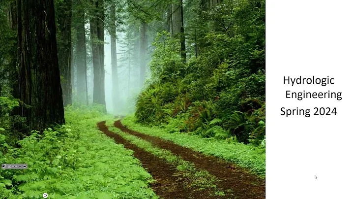 Course Overview and Hydrologic Cycle - CE 433 Class 1 (8 Jan 2024)