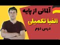 الفبا آلمانی تکمیلی و تلفظ حروف دوتایی درس دوم از پایه Alphabet Deutsch 