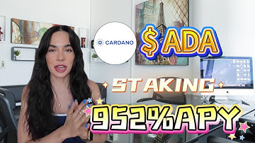 Make Money in the Bull Market: Stake ADA Token in Project for 952% APY