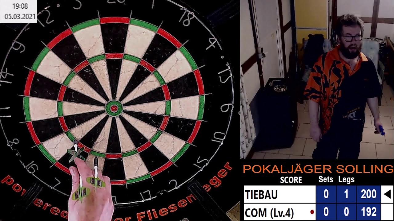 Darts 126 Check gegen den N01 BOT Level 4 YouTube