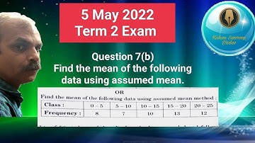 Find the mean of the following data using assumed mean. Class: 0-5, 5-10, 10-15, 15-20, 20-25 Freq:8