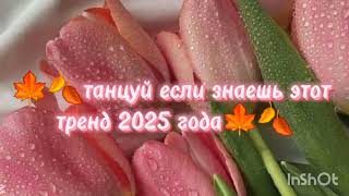 🍁🍂Танцуй если знаешь этот тренд 2025 года🍁🍂  #kamistory #trending #reels #dance #эстетическая #вреки