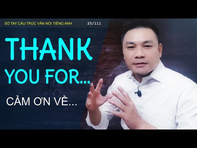 Cấu Trúc 25/111: Thank You For Something - Cảm Ơn Về Gì Đó - Thắng Phạm -  Youtube