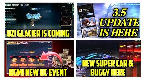 3.5 Update Is Here | Bgmi New UC Adaptive pack 😱 | Glacier Is Coming | New Super Car  |