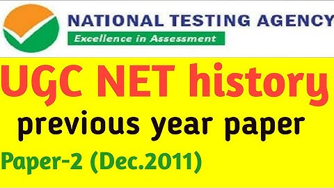 Ugc net history December 2011