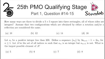 25th PMO - Qualifying stage P1 Q14-15