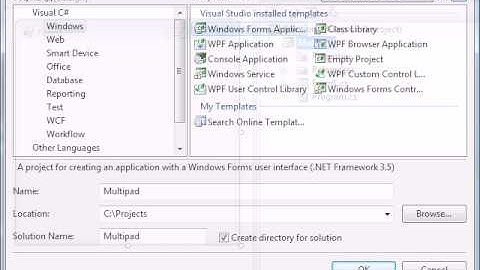 C# Text Editor - 01 - Multipad
