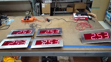 DC-40-W-SYSTEM (Stainless Flush System Clocks for Clean Rooms)