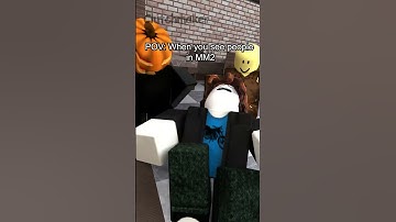 POV: When you see people as the murderer in MM2 #shorts #short #roblox #funny #robloxmemes
