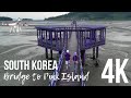 South Korea. Bridge to Pink Island 4K