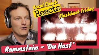 Vocal Coach REACTS - RAMMSTEIN 'Du Hast'