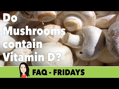 Video: Welke paddenstoelen bevatten veel vitamine D?