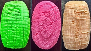 ASMR Soap.Crunchy cubes on pretty soaps.Soap Cutting ASMR|Relaxing Sound|Satisfying ASMR Video|196|