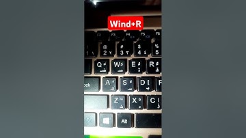 WindoW + r💻🖥 shortcut keys