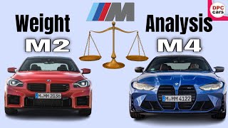 2023 BMW M2 and M4 Weight Analysis