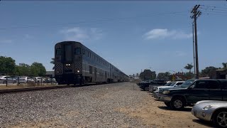 Amtrak 777-08 Flies Through Leucadia Boulevard On August 08,2026. Amtk 6905 Point San Luis Leading