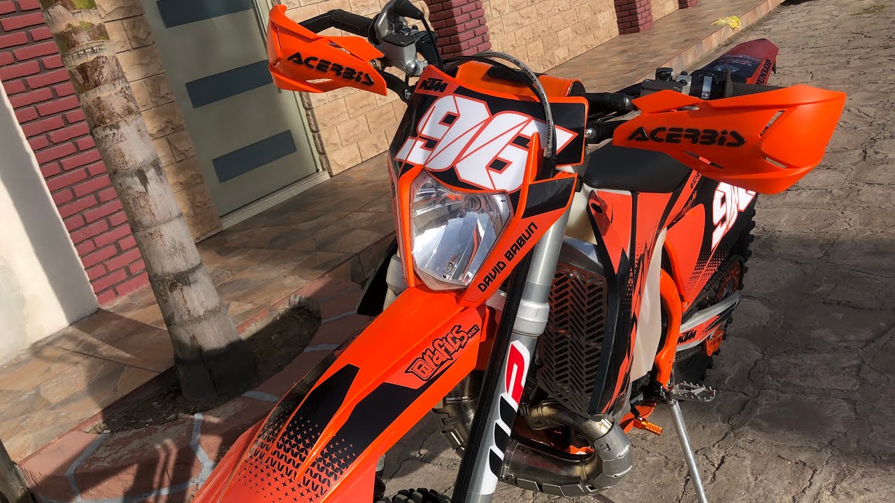 CUBRE PUÑOS ACERBIS X FACTORY LA KTM |BABUN96 YouTube