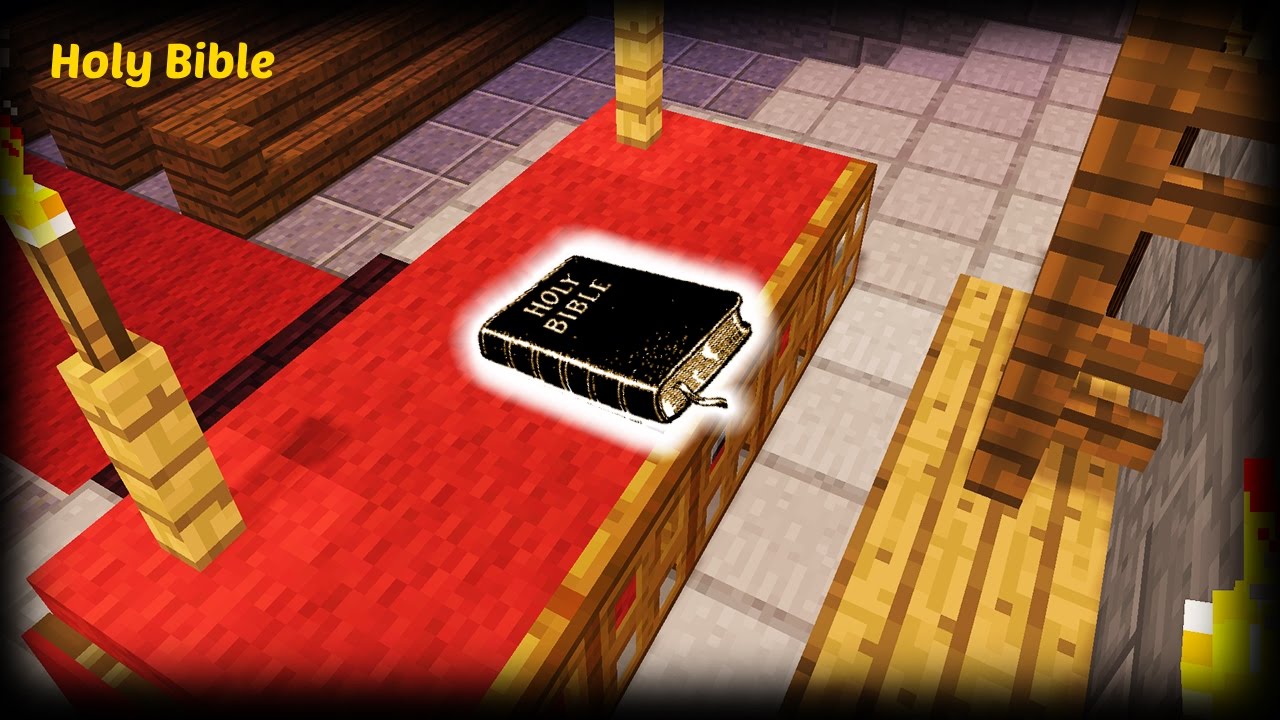 Minecraft - How to make a Bible - YouTube