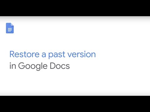 Restore a past