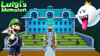Minecraft Tutorial: How To Make Luigis Mansion &quot;The Super Mario Bros. Movie&quot;