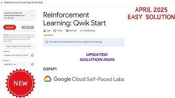 Reinforcement Learning: Qwik Start || 2025 || #GSP691 #qwiklabs #qwiklabsarcade2025