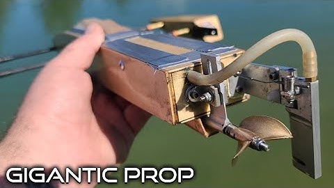 3s Speed Run Test Shrimp Outrigger Rc Boat - 1619 Abc Prop